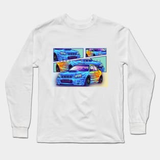 JDM Subaru WRX Blobeye STI Long Sleeve T-Shirt